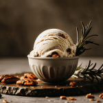 Vegan Gelato: Rosemary and Pecan Brittle