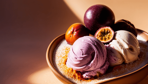 Vegetarian Passion Fruit Gelato Recipe