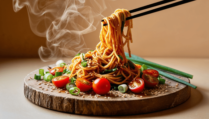 Vegetarian Teriyaki Noodle Recipe