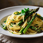 Vegetarian Lemon Asparagus Pasta