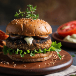 Vegetarian Mushroom & Quinoa Burgers