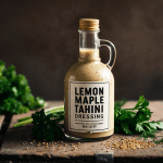 Vegetarian Lemon Maple Tahini Dressing Recipe