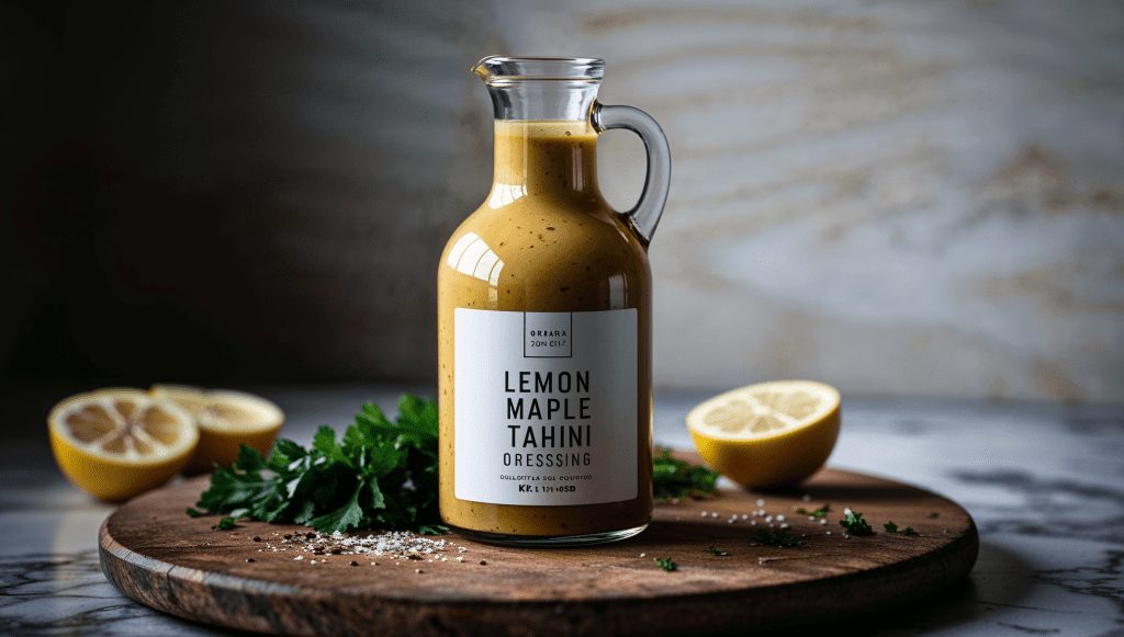 Lemon Maple Tahini Dressing Recipe