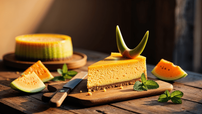 Vegan Kiwano Cheesecake Recipe