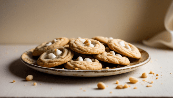 Vegan White Chocolate Macadamia Nut Cookies