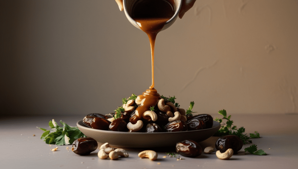 Vegan Cashew Date Glaze