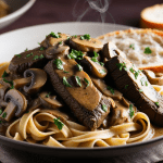 Vegan Beef Stroganoff