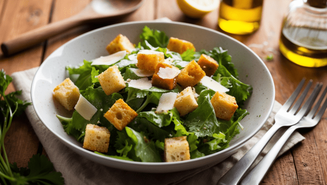 Vegetarian Caesar Salad Recipe