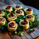 Christmas Pinwheels Appetizer