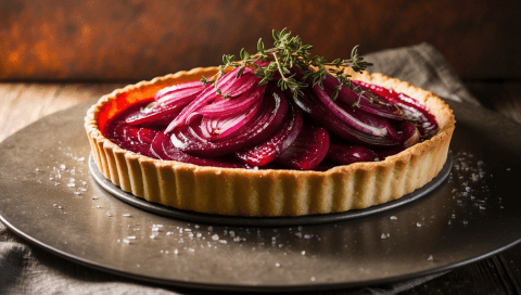 Beetroot & Red Onion Tarte Tatin