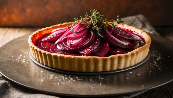 Beetroot & Red Onion Tarte Tatin