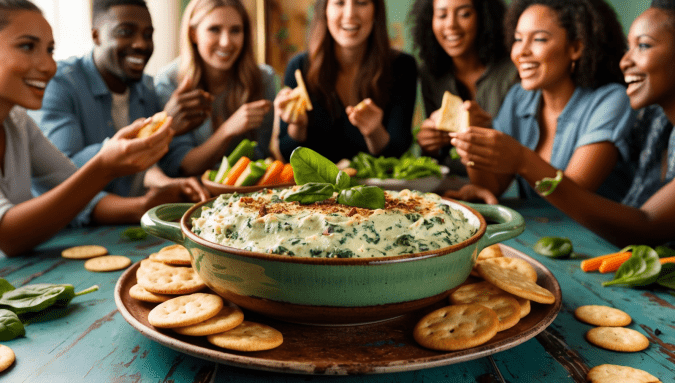 Easy Vegan Spinach Artichoke Dip