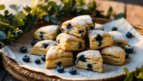 Vegan Blueberry Scones Recipe