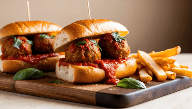 Oven Baked Vegan Meatball Subs Recipe