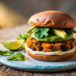 Sweet Potato Black Bean Burger Recipe (Vegan & Gluten Free)