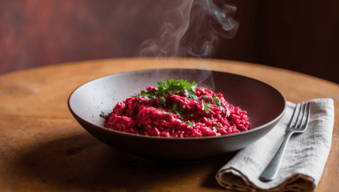 Vegan Beetroot Risotto