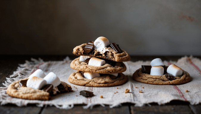 Vegan S'mores Cookies Recipe