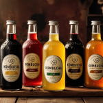 Kombucha (Various Flavors): A Refreshing, Fermented Tea Drink