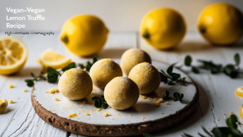 Vegan Lemon Truffles Recipe