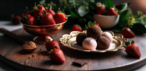 Vegan Strawberry Truffles Recipe