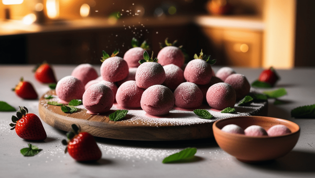 Vegan Strawberry Truffles Recipe