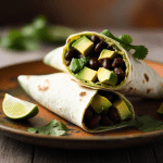 Avocado & Black Bean Wrap Recipe