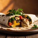 Grilled Vegetable & Hummus Wrap Recipe