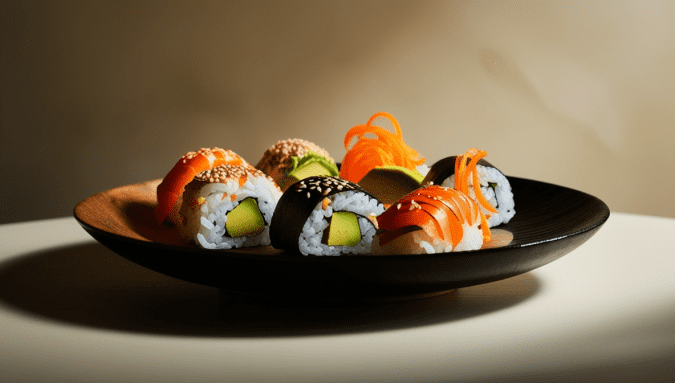 Vegetarian Sushi Rolls Recipe