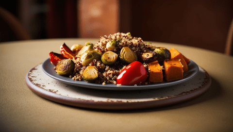 Quinoa Salad with Roasted Veggies Recipe