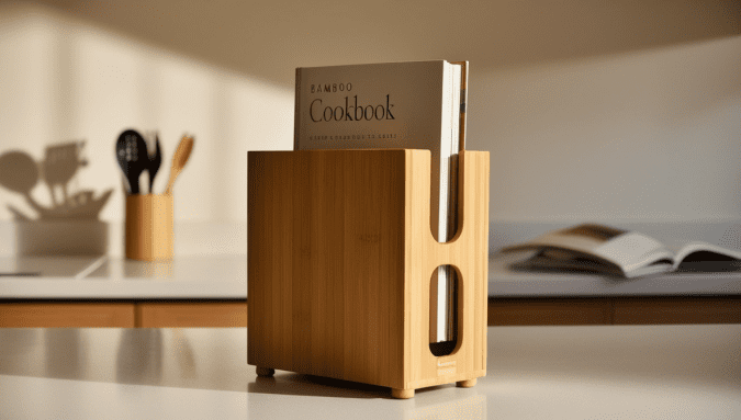 Bamboo Cookbook Holder: The Perfect Kitchen Companion for Cooking