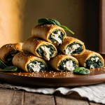  Vegan Savory Spinach and Feta Rolls