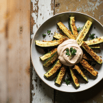 Vegan Air Fried Zucchini Fries Recipe