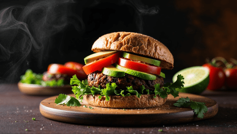 Vegetarian Black Bean Burgers Recipe