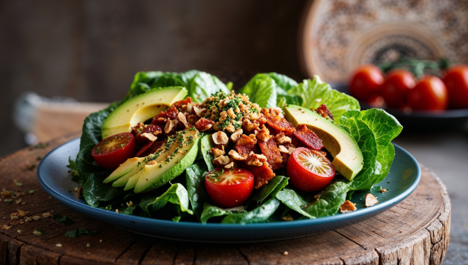 Vegetarian Cobb Salad Recipe