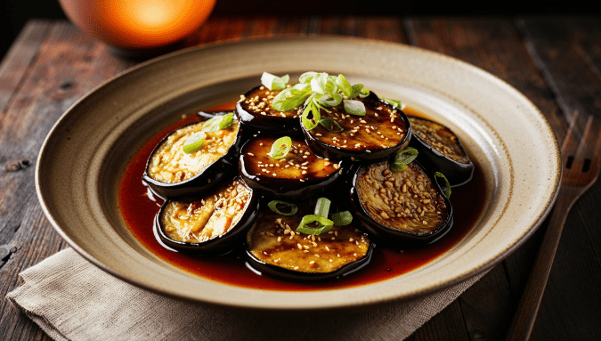 Vegetarian Miso Glazed Eggplant Recipe