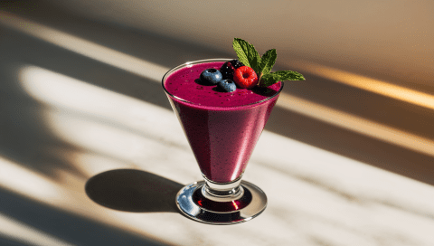 Vegan Keto Berry Smoothie Recipe